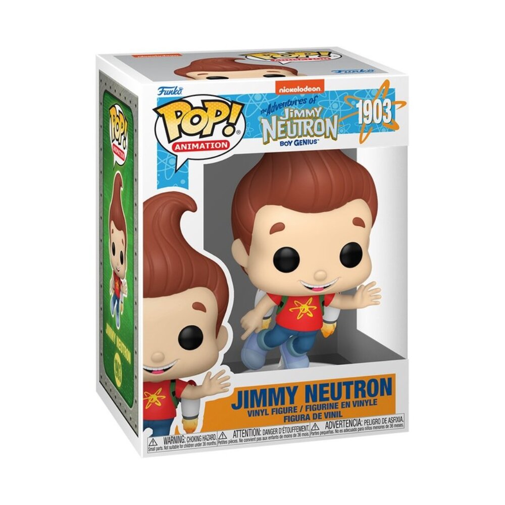 Funko POP! Nickelodeon Jimmy Neutron with Jet Pack Figure #1903!